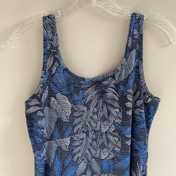 Columbia OMNI Freeze Advanced Cooling Sleeveless Tank Dress PFG Blue Medium - Picture 2 of 5